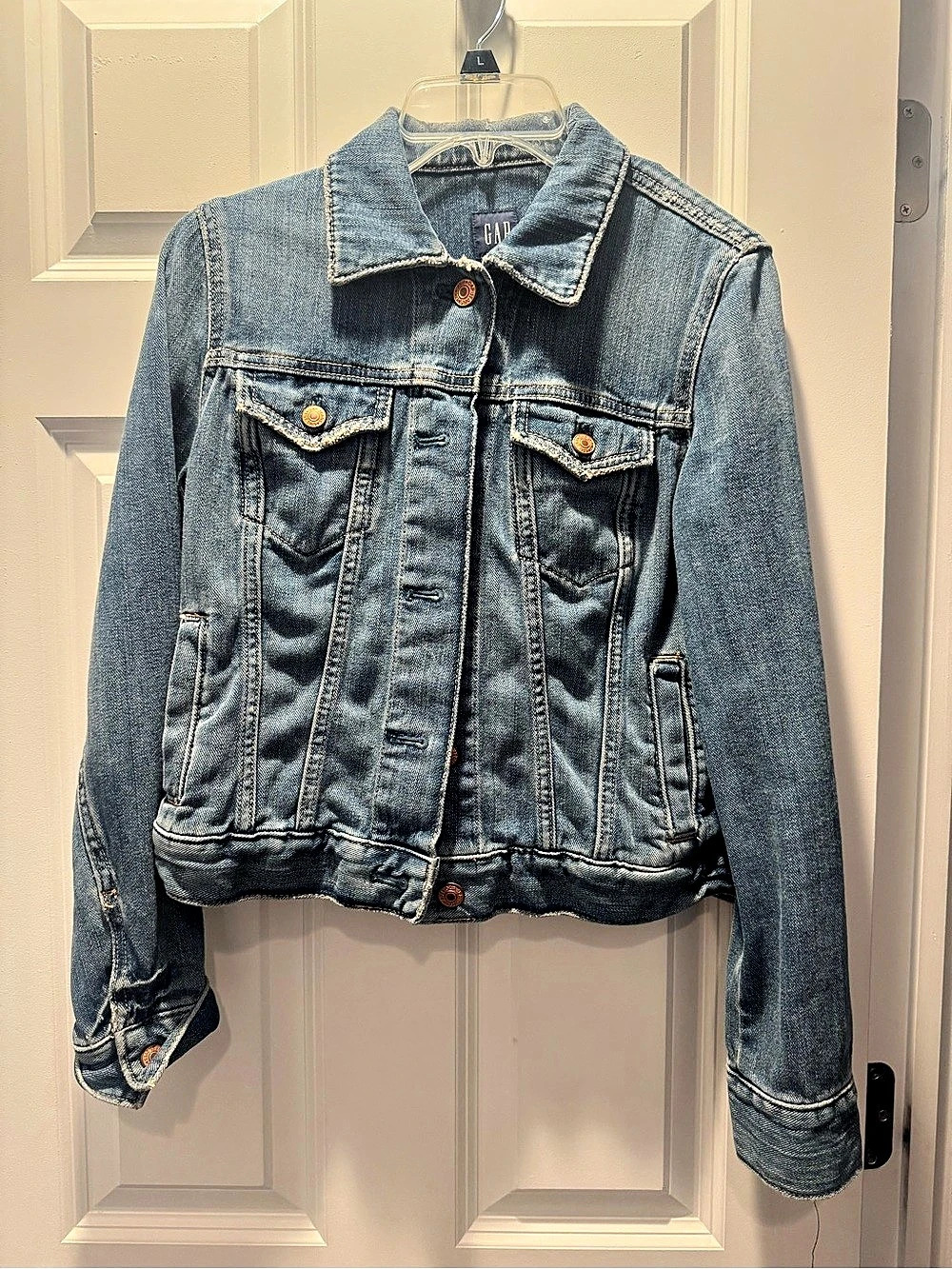 Gap Classic Icon Denim Jacket Denim Jacket Blue Small